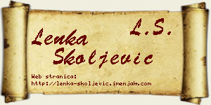 Lenka Školjević vizit kartica